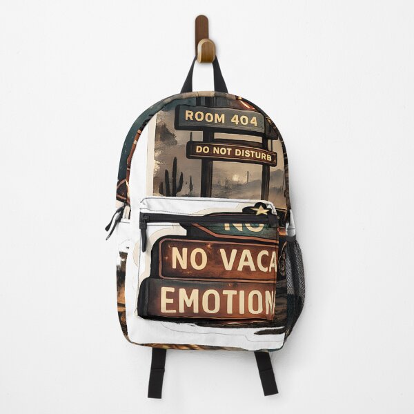 Item preview, No Vacancy Emotionally Retro Motel Desert Noir Aesthetic designed and sold by StickyGuys.