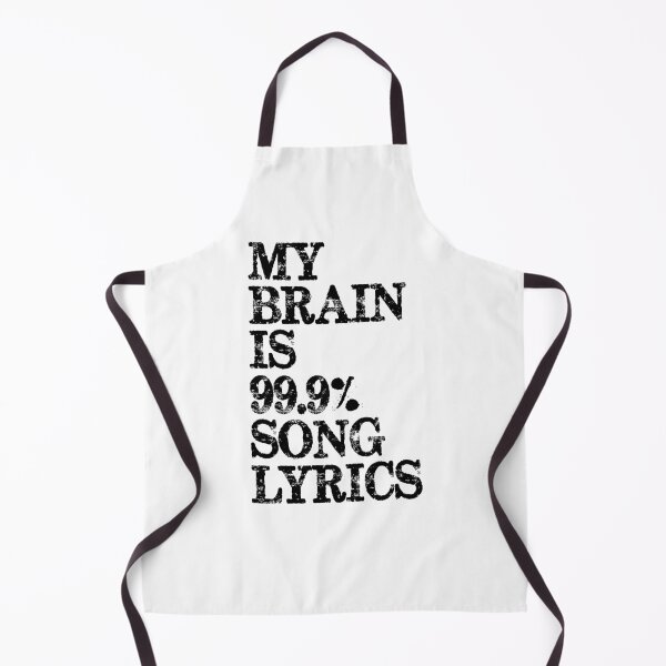 Item preview, Music Lover - My Brain is 99 Percent Song Lyrics Funny Gifts for Songwriters Singers & Music Lovers with Lyricist designed and sold by merkraht.
