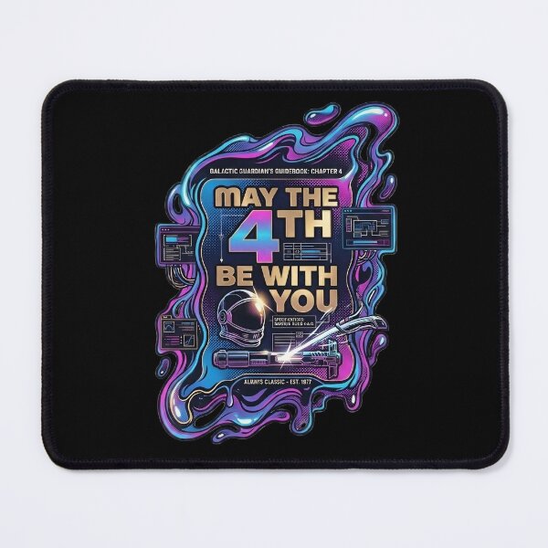 Item preview, Vibrant Cosmic Fluid Typography Art designed and sold by Stardust Motel.