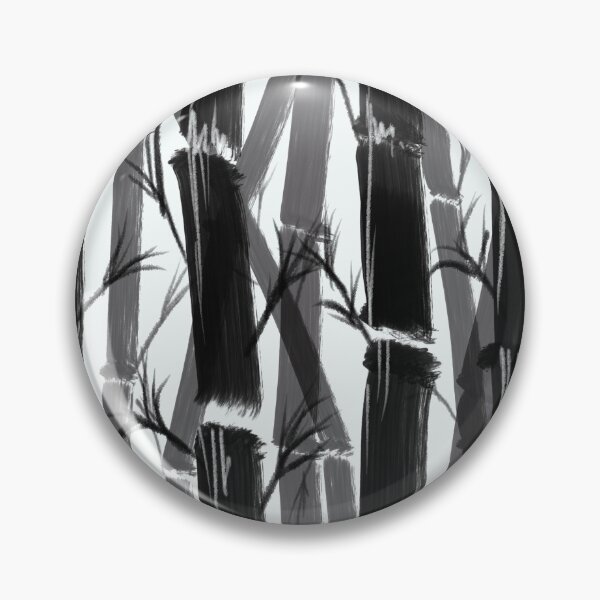Item preview, Black and White Bamboo Forest Illustration in Chinese Ink Wash Painting Style designed and sold by 19-99.