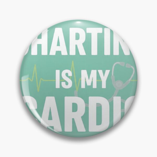 Item preview, `Charting Is My Cardio - Funny Nurse Workout Quote` designed and sold by Petringo.