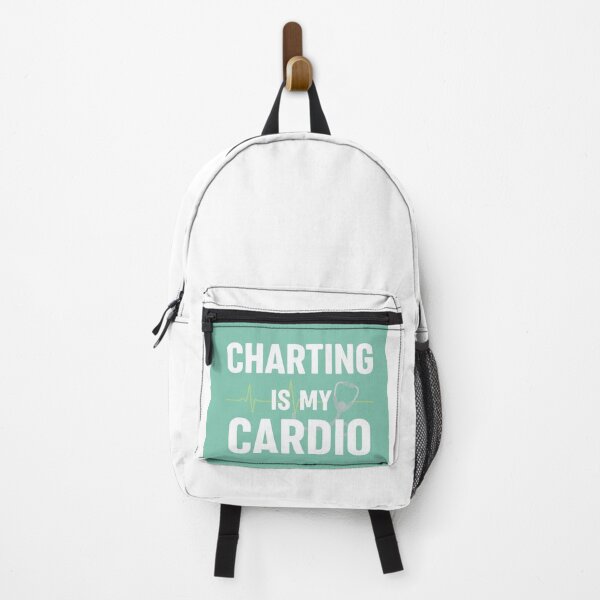 Item preview, `Charting Is My Cardio - Funny Nurse Workout Quote` designed and sold by Petringo.