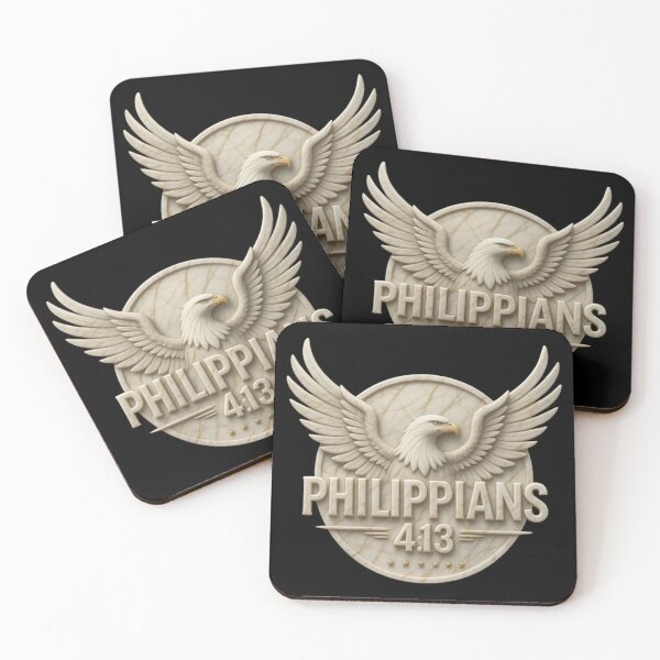 Item preview, Philippians 4:13 - Soaring on Eagle’s Wings - Christian Motivation by All43 designed and sold by All43.