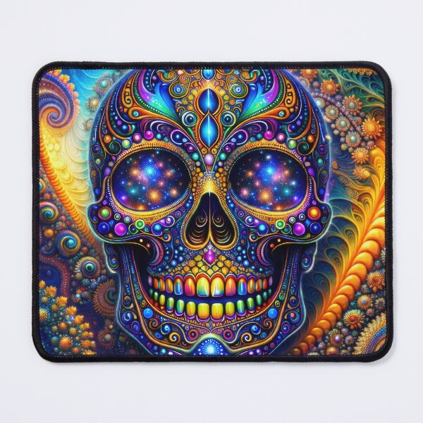 Item preview, Lab Visions 033: Fractal Jewel Skull designed and sold by The Psychedelic Anarchist.