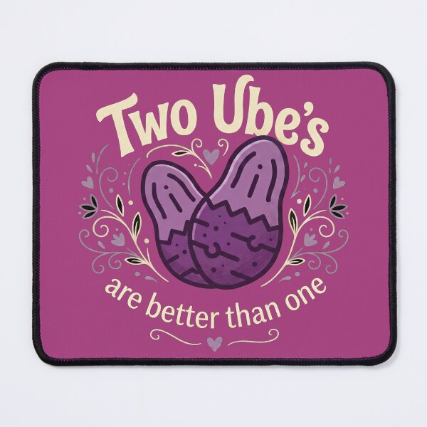 Item preview, “Two Ubes Are Better Than One” designed and sold by Applecrunch.