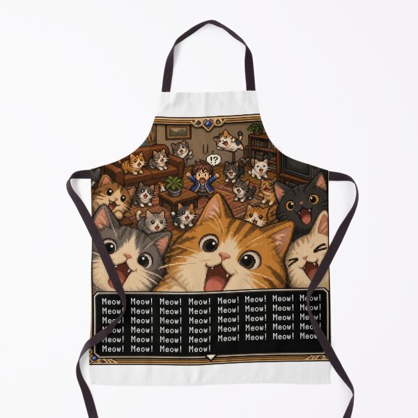 Item preview, Meow! Meow! Meow! - Lots of cats just break into an RPG world! designed and sold by Unpredictable Fat Cat.