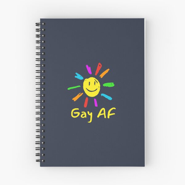 Item preview, Happy Rainbow Sunshine Doodle Gay AF designed and sold by TackyTime.