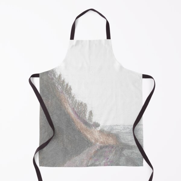 Item preview, landscape trees forest dunes handdrawn designed and sold by ShePaintsMusic.