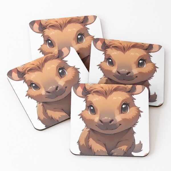 Item preview, Chibi Baby Capybara Quokka Hybrid Friend - "Smiling Floof designed and sold by creativepers.