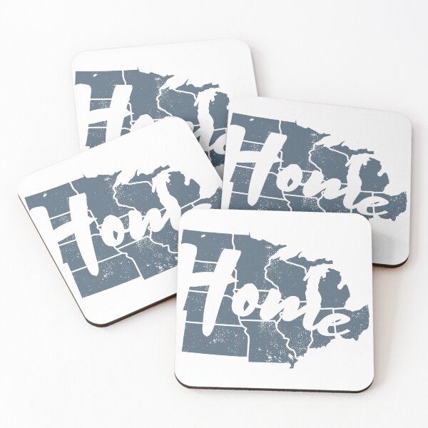Item preview, Distressed Midwest “Home” Map Design | Rustic Regional Pride Graphic designed and sold by Creatively Torn.