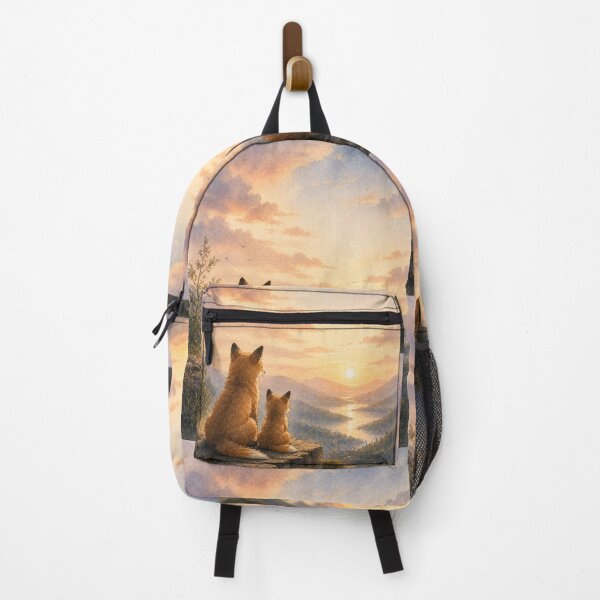Item preview, Thanks Dad Fox Sunset Watercolour Scene | Fathers Day designed and sold by inspired-works.