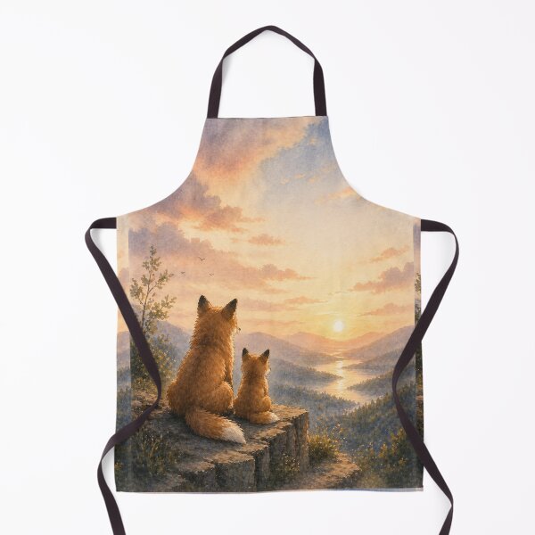 Item preview, Thanks Dad Fox Sunset Watercolour Scene | Fathers Day designed and sold by inspired-works.