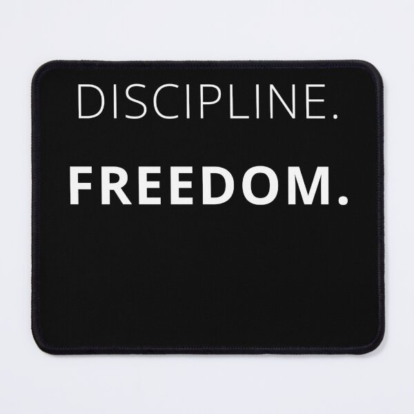 Item preview, Discipline Freedom Shirt Minimalist Motivational Tee Strong Mindset Quote T-Shirt designed and sold by Stillpath Co..