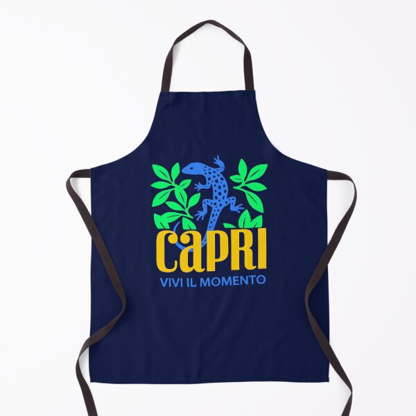 Item preview, Capri Italy Blue Lizard Summer Mediterranean Art designed and sold by LinaValearte.