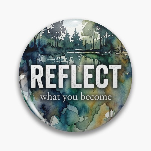 Item preview, Reflect Abstract Pond T-Shirt | Minimal Water Reflection Tee | Mindfulness Aesthetic Shirt designed and sold by DmaarGroup.
