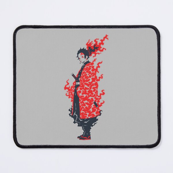 Item preview, Intense Red Flame Samurai Warrior Anime Art designed and sold by RamyGallery.