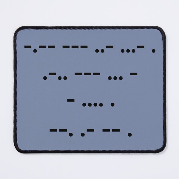 Item preview, “You’ve Lost The Game” Morse Code Blue designed and sold by Vileprint.
