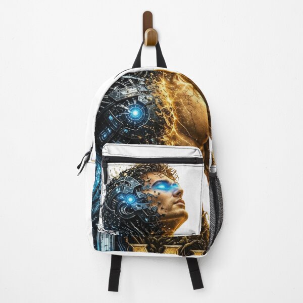 Item preview, AI Human Transformation Futuristic Robot Art designed and sold by Googlgoo.