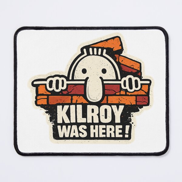 Item preview, Kilroy Was Here Bold Streetwear Graphic Vintage Graffiti Meme for Trendy Urban Fashion Fans designed and sold by RickE.
