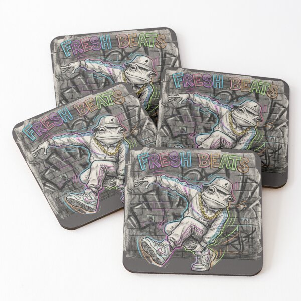Item preview, Breakdancing Frog Illustration designed and sold by MahanArts.