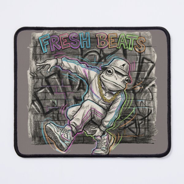 Item preview, Breakdancing Frog Illustration designed and sold by MahanArts.