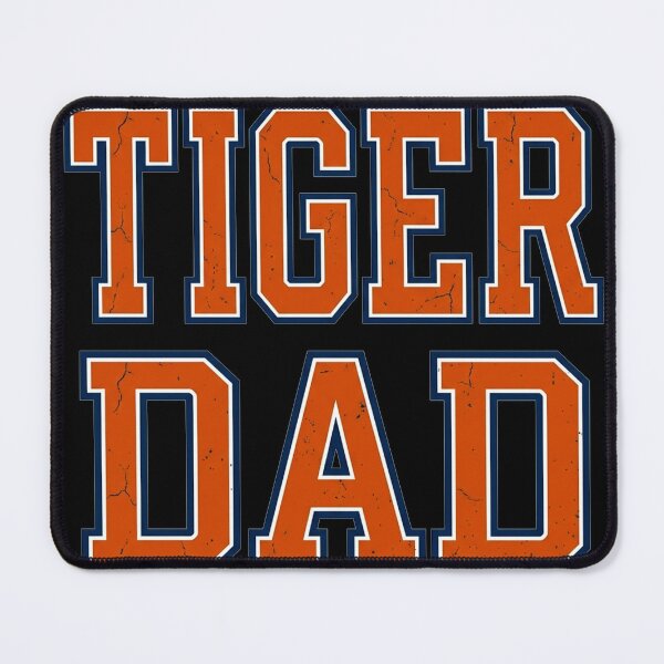 Item preview, Retro Tiger Dad Sticker - College Mascot Old School designed and sold by Doug0276.