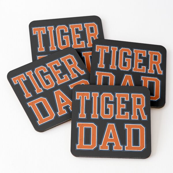 Item preview, Retro Tiger Dad Sticker - College Mascot Old School designed and sold by Doug0276.