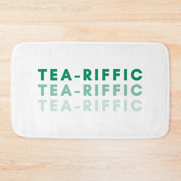 Item preview, Retro Faded Tea-riffic Matcha Typography designed and sold by LekkieStudioArt.