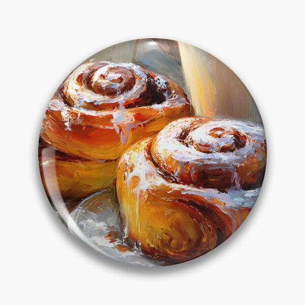 Item preview, Delightful Cinnamon Rolls with Fresh Coffee Cups designed and sold by Artessie.