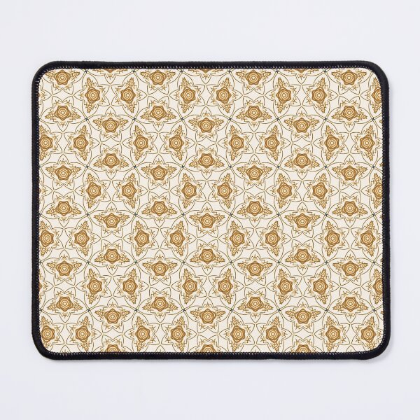 Item preview, Golden Floral Geometric Mandala designed and sold by GraceInNatureCo.