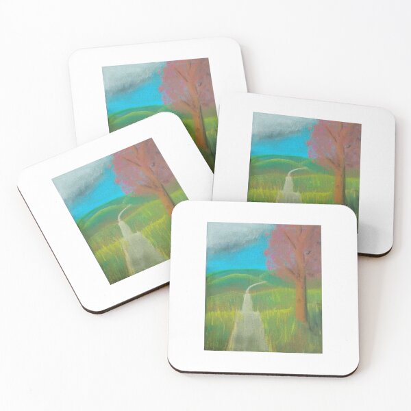 Item preview, Chalk pastel rolling hills designed and sold by Budibabe.