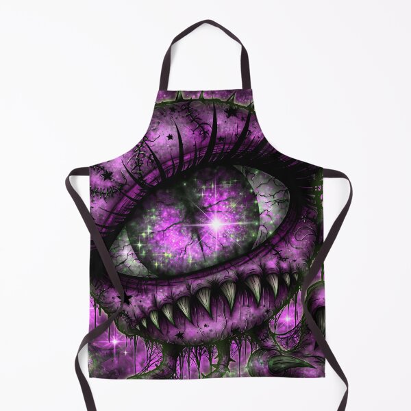 Item preview, Purple Gothic Eye with Teeth Dark Fantasy Art designed and sold by DonaldWaltersxx.