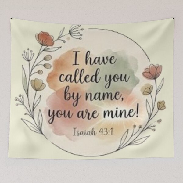 Item preview, Isaiah 43:1 - Called By Name (GardenReign Signature Watercolor) designed and sold by GardenReign.
