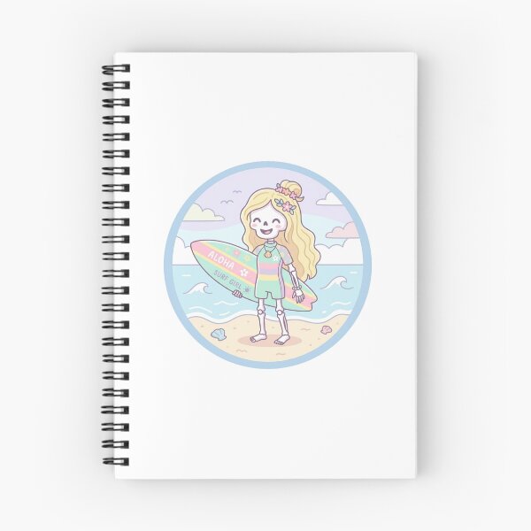 Item preview, Surfer Girl Skeleton Cute designed and sold by PaigePolyArt.
