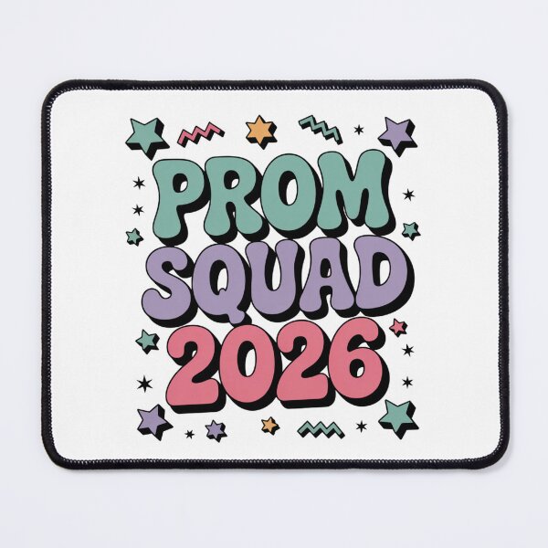 Item preview, Prom Squad 2026 Groovy Pastel Bubble T-Shirt — Retro Girls Prom Night Squad Shirt V1 designed and sold by DarylWelsh2024.