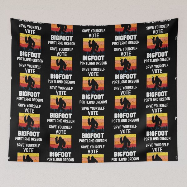 Item preview, Portland Oregon - Vote Bigfoot Save Yourself! designed and sold by WigOutlet.