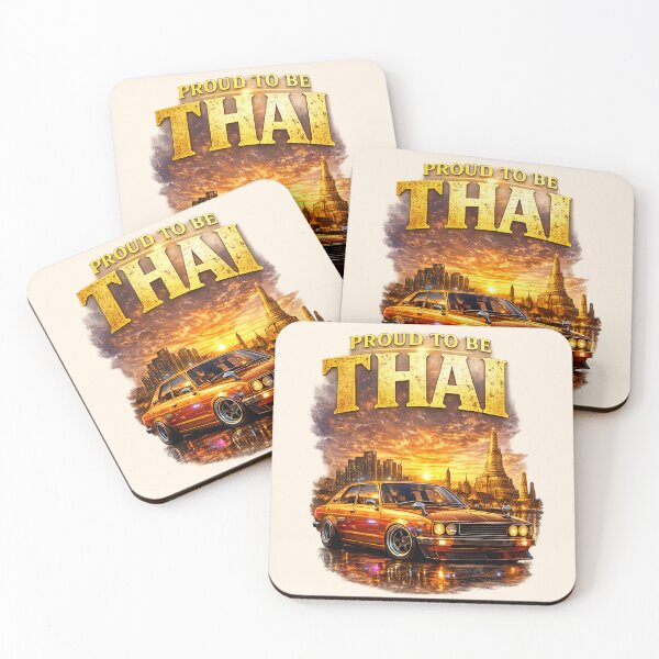 Item preview, Proud To Be Thai Sunset Classic Car designed and sold by Retro Arabica.