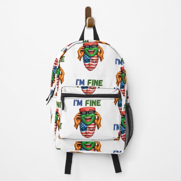 Item preview, I’m Fine – Hidden Pain Mask | Mental Health Emotional Design designed and sold by ArtSpark Studio.