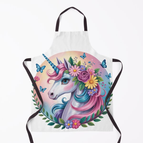 Item preview, Colorful Unicorn with Butterflies designed and sold by jkrphoto.