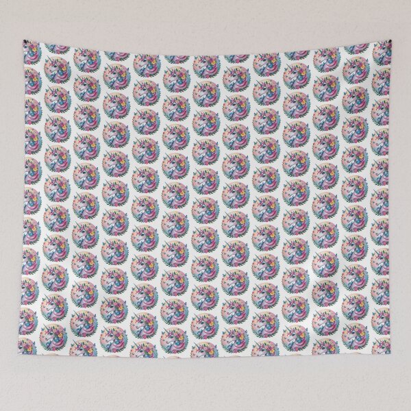 Item preview, Colorful Unicorn with Butterflies designed and sold by jkrphoto.