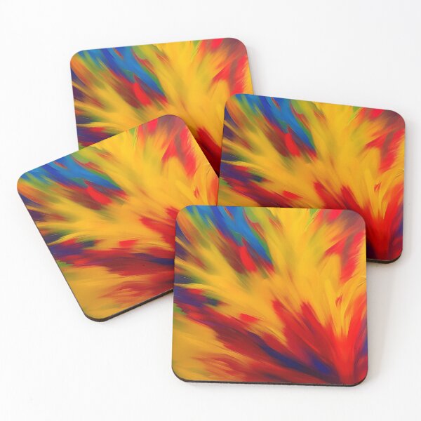 Item preview, Colorful abstract paint burst with vibrant energy designed and sold by Rue Market.