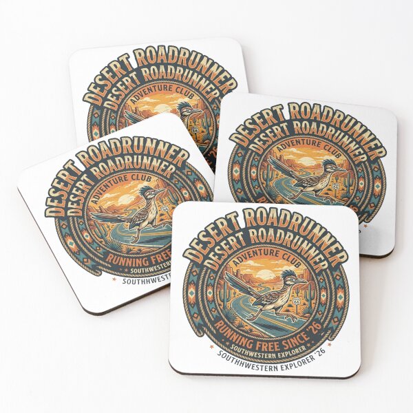 Item preview, Vintage Desert Roadrunner Adventure Club - Southwestern Retro Badge designed and sold by Wear Sculpt.