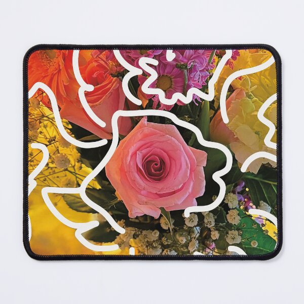 Item preview, Pink Bullseye Giga Gorgeous Bloom trace art designed and sold by Giga Gorgeous Blooms.