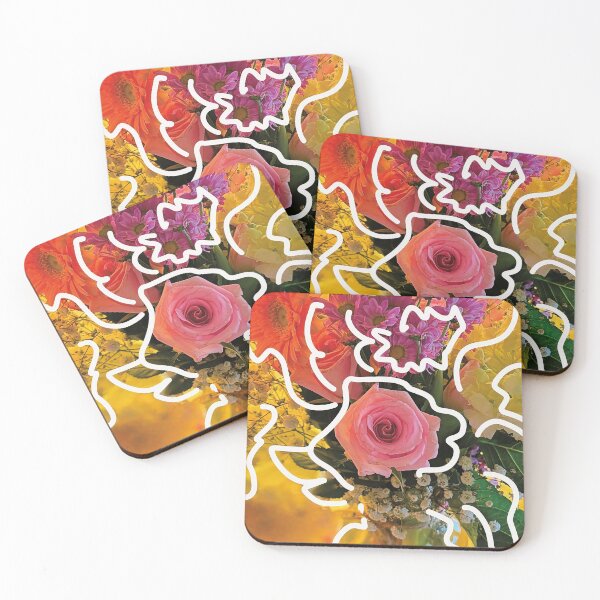 Item preview, Pink Bullseye Giga Gorgeous Bloom trace art designed and sold by Giga Gorgeous Blooms.