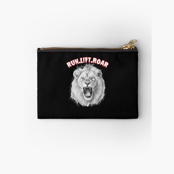 Item preview, Run Lift Roar Lion Fitness Motivation Design designed and sold by Snedsdigital.