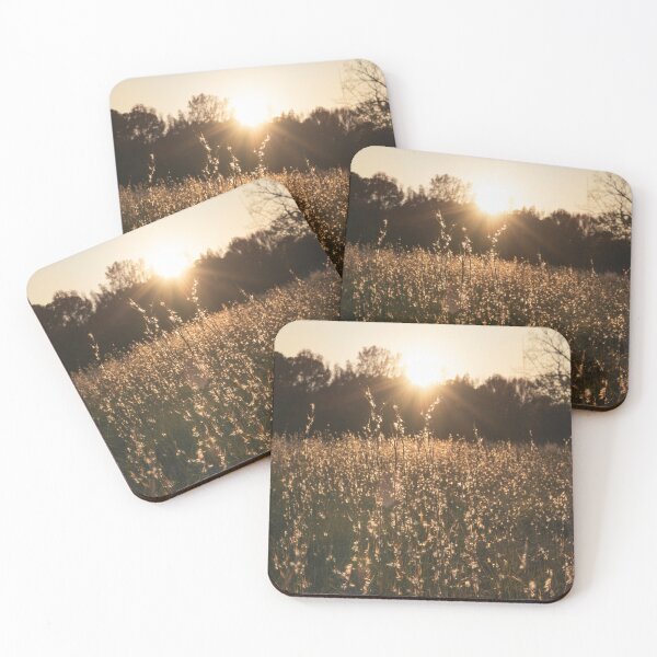 Item preview, Sunset on the pasture grass designed and sold by AlanJayPhotos.