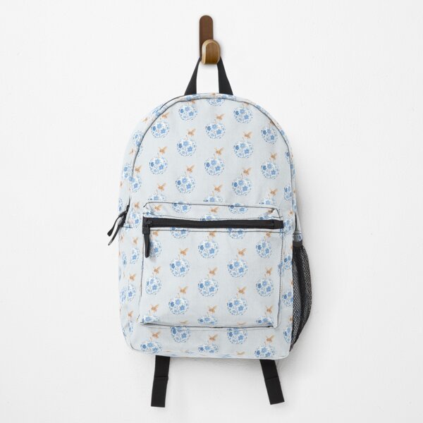 Item preview, Blue & White Porcelain Apple & Golden Bee - Misty Grey-Blue Ground designed and sold by Piret Victoria Ribas.