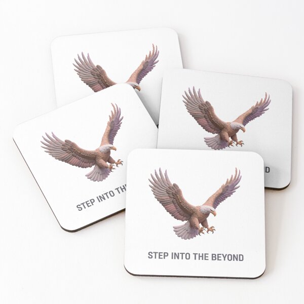 Item preview, Bald eagle flying with wings spread, wildlife designed and sold by Creative88Art.