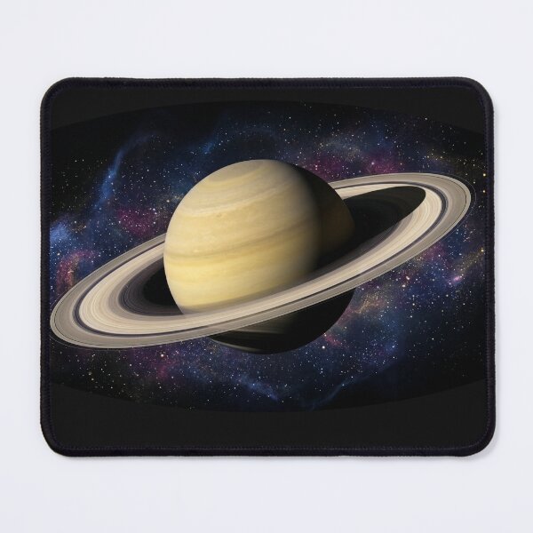 Item preview, Cinematic Saturn & Galactic Nebula - Realistic Space Art designed and sold by AuraDraftStudio.