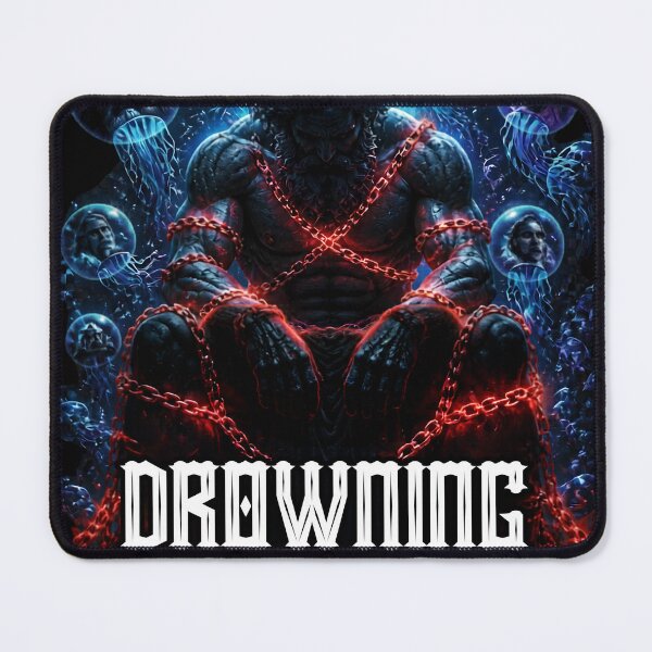 Item preview, Drowning In My Own Thoughts Shirt – Dark Titan Mythology Aesthetic Design designed and sold by ArtisElec.